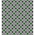 thumbnail image 3 of Ambesonne Geometric Duvet Cover Sets, Mediterranean Cultures, 2-King, Green White, 3 of 7