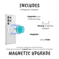 thumbnail image 4 of AKAM Agarre para celular compatible con MagSafe + Anillo adaptador magnético + Sticker bloqueador EMF, para Android y iPhone con MagSafe, 4 of 5