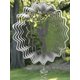 thumbnail image 4 of Muyoka 3D Wind Spinner 11.8 pulgadas grandes campanas de viento de colibrí con gancho en forma de S esculturas de viento colgantes de metal jardín atrapavientos en espiral para patio al aire libre bal Muyoka Hogar, 4 of 7