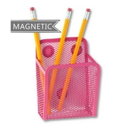 Magnetic Pen Holder - Liquid Chalk Holder- Family Command Center - Magnetic Message Board - Hot Pink
