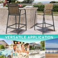 thumbnail image 3 of Crestlive Products 28.74" Metal Outdoor Counter Height Stool (Set of 2), 3 of 8