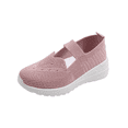 thumbnail image 2 of pwidon Toddler Girls Mary Jane Walking Shoes Breathable Mesh Non Slip Lightweight Kids Casual Sneakers Pink 26, 2 of 8