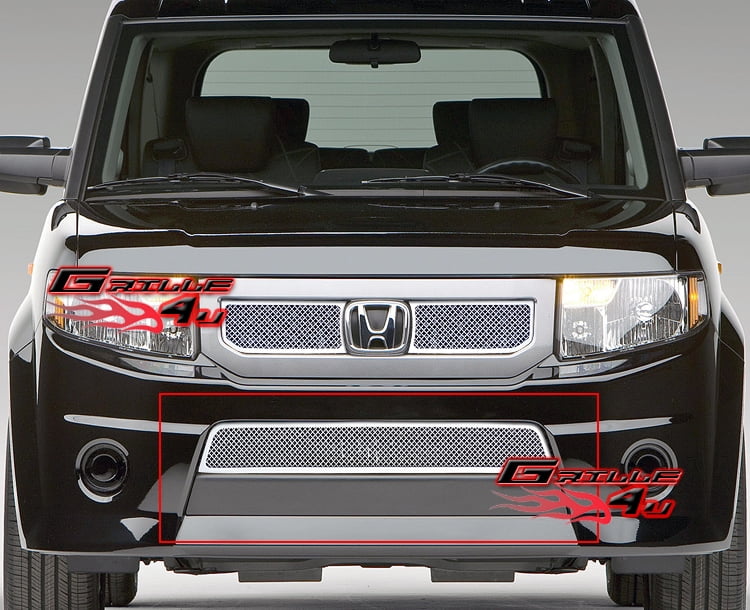Compatible with 092011 Honda Element SC Lower Bumper Stainless Mesh