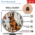 thumbnail image 3 of German Shepherd Decorative Wall Clock Unique Design 10-Inch Silent Wooden Wall Clock, Battery Operated (AA Batteries Not Included), Artistic Home Decor, 3 of 7