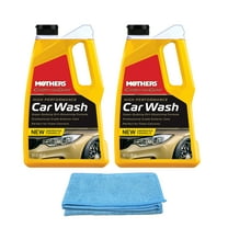 Mothers 64 oz. California Gold Car Wash Bundle with Microfiber Cloth (3 Items)