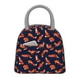 thumbnail image 1 of Fotbe Foxes In Different Poses Bolsa de Almuerzo con Estampado, Lonchera Aislada, Contenedor de Comida Reutilizable Tipo Cooler a Prueba de Fugas, 1 of 6
