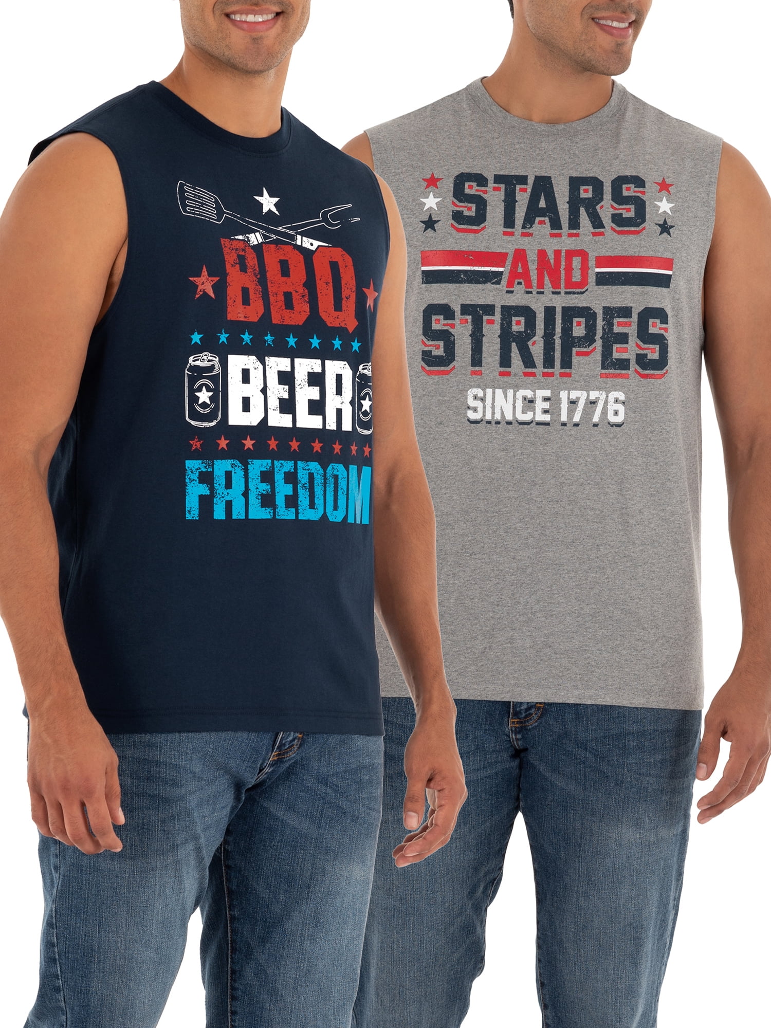 and Stripes Muscle Tank 2-Pack Bundle 