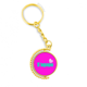 thumbnail image 1 of Griego. Te amo. Lengua, sentimiento, dialecto. Anillo de oro de metal llavero llavero, 1 of 3