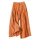 thumbnail image 1 of Pantalones holgados de algodón y lino para mujer - Cintura elástica, informales con bolsillos, para todas las estaciones, tallas M-XXXL, tejido transpirable, 1 of 4