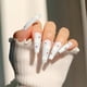 thumbnail image 2 of Presionador extra largo con forma de nubes azules de Fake Nails HUOGUO, 24 unidades, 2 of 5
