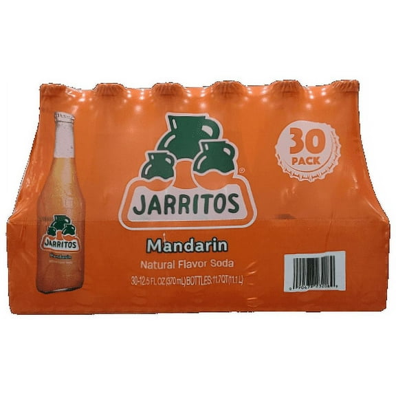 Jarritos Mandarin Soda 12.5 oz, 30 Count
