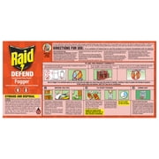 Raid Concentrated Deep Reach Pest Insect Killer & Roach Fogger, 1.5 oz, 4 Count