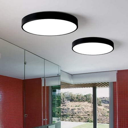 Ganeed Led Ceiling Lights 24w Flush Mount Light 12 Inch Modern Lamp Round Hallway Fixtures Lighting For Dining Room Kitchen Living Bedroom Office Black Canada - Flush Mounted Ceiling Lights Led Ganeed Led Ceiling Lights 24w Flush Mount Light 12 Inch Modern Lamp Round Hallway Fixtures Lighting For Dining Room Kitchen Living Bedroom Office Black Canada - Flush Mounted Ceiling Lights Led