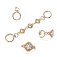 thumbnail image 3 of Unique Bargains 1 Pc Metal Buckle Design Handbag Strap Gold Tone Clear Metal, 3 of 5