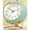 Morandi Green, variant on Analog Alarm Clock, Retro Small Desk Clock with Night Light, Backlight Cute Simple Metal Design, Silent Non-Ticking, Battery Powered, for Bedroom,Travel,Kitchen,Bedside Desktop Decor