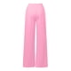 thumbnail image 5 of Pantalones de chándal con forro polar para mujer - Pantalones de jogging de cintura alta y pierna ancha con bolsillos - Poliéster y spandex para hacer ejercicio/uso informal, 5 of 6
