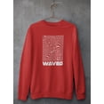 thumbnail image 3 of Optical Waves Techno Style Sweatshirt Men -Image by Shutterstock, Male 3X-Large, 3 of 4