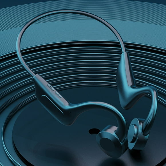 Auriculares de conducción estéreo inalámbricos con Bluetooth y micrófono con cancelación de ruido integrado. Auriculares deportivos de oído abierto para correr, ciclismo, yoga, senderismo.