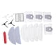 thumbnail image 1 of Juego de repuesto de Robot de barrido, 17 Uds., reducción de alérgenos, fácil limpieza, Kit de accesorios de barredora portátil para Roborock, 1 of 8