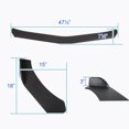thumbnail image 4 of Spec-D Tuning Universal Matte Black Front Bumper Lip Spoiler Splitter Body Kit 3PC, 4 of 7