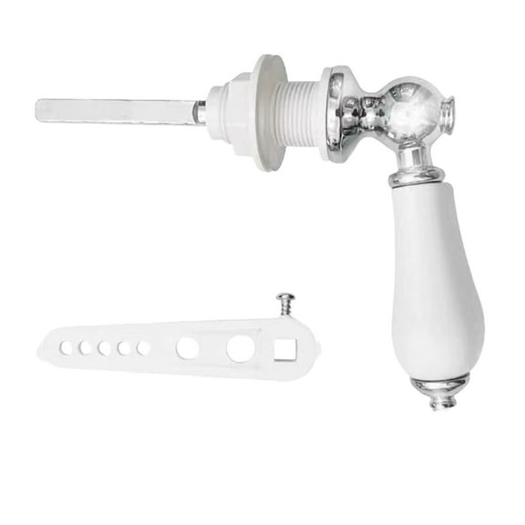 Bathroom Ceramic Toilet Flush Handle Toilet Handles Flush Levers Toilet Handle Replacement Easy to Install