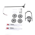 thumbnail image 2 of Kit De Piezas De Avión RC Para XK K110S, Accesorios Kit De Piezas De Repuesto RC Para Conjunto De Cola XK K110 Para Reemplazo, 2 of 7