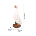 thumbnail image 7 of BZPIZ Desk Goose, Garden Porch Goose Statues, 9.8In Resin Real Concrete Porch Goose Decor, Outdoor Animal Sculptures & Statues, Perfect for Home Garden Stairs, Backyard, Farm, Patio, 7 of 7