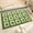 Green770, variant on Tuvgenk Bath Mat Non Slip Absorbent Quick Dry Bathroom Rugs Taupe Small Rectangle 2x2 Chenille Area Rug for Tub