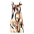 thumbnail image 4 of Ohufall Jumpsuits for Women, Loose Sleeveless Printed Overalls Summer Casual Strap Loose Short Jumpsuit Rompers With Pocket Overalls Women, Rompers for Women, Onesie for Women, 4 of 6
