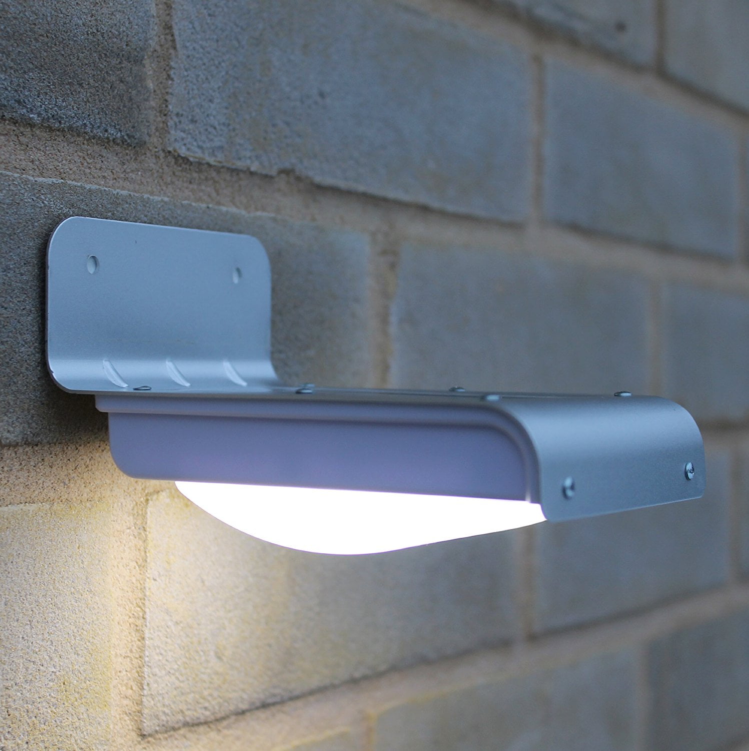 Solar Powered 16 Led Pir Motion Sensor Stairway Outdoor Garden Path Solar Powered 16 Led Pir Motion Sensor Stairway Outdoor Garden Path Wall Light Com
