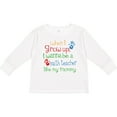 thumbnail image 3 of Inktastic Math Teacher like Mommy Boys or Girls Long Sleeve Toddler T-Shirt, 3 of 5