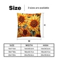 thumbnail image 5 of Sunflower seamless printing Set with Unique CoversPatterns - 2 Pack Decorative Pillows for Bed - Includes Pillow Inserts - Available in 16x16, 18x18, 20x20 Inches for Any Occasion, 5 of 6