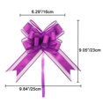 thumbnail image 3 of XJGHHSY 6 PCS Bow,Purple Gift Bow,6 inches,Christmas,Party Birthday Gift Wedding Ribbon Bows for Wrapping Boxes or Flower Decorations, Valentine's Day Gift Decorations,Purple, 3 of 5