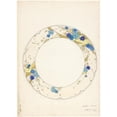 thumbnail image 3 of Jules Auguste Habert-Dys 11x14 Black Modern Framed Museum Art Print Titled - Design for a Dessert Board of a Porcelain Service for Piilivuyt (C. 1889), 3 of 5