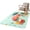 Green, variant on Front Door Mat 15.7"x23.6", Summer Beach Non Slip Backing & Low Profile Doormats, Absorbent Muddy Dirt Trapper Door Mats for Front Back Door All-Weather Tropical Fruits Polka Dots Sunset Mint Green