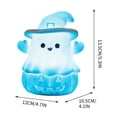 thumbnail image 3 of weibbin PVC Pumpkin Ghost Night Light 7 Color Changing LED Silicone Lamp Rechargeable for Halloween, 3 of 8