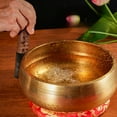 thumbnail image 4 of Tibetan Singing Bowl Set Handmade Singing Thumb Sound Bowl Base Brass Meditation Supplies Singing Stress New Bowl Relief Yoga, 4 of 7