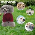 thumbnail image 5 of Suéter tejido de paja cuerda mascota gato suéter suave perro sudaderaSY112 rojosS, 5 of 5