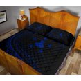 thumbnail image 5 of Juego de Cama Colcha Islas Australes - Azul - Estilo Frida, 5 of 5