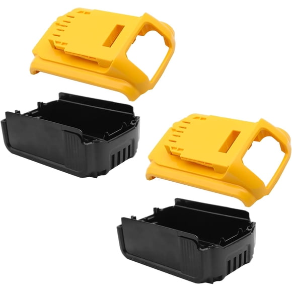 2pcs Top Case Compatible with DeWalt Battery Cover Replacement Plastic Batteries Case Replacement Housing Kit,5Ah Battery
