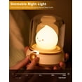 thumbnail image 3 of YZEGDCH Super Cute Ghost Campfire Lamp, Christmas Halloween Decor, Halloween Night Light, Adjustable Dimmable Rechargeable Light Gifts for Kids, Girls, Boys Women Men, Under 10, 3 of 8