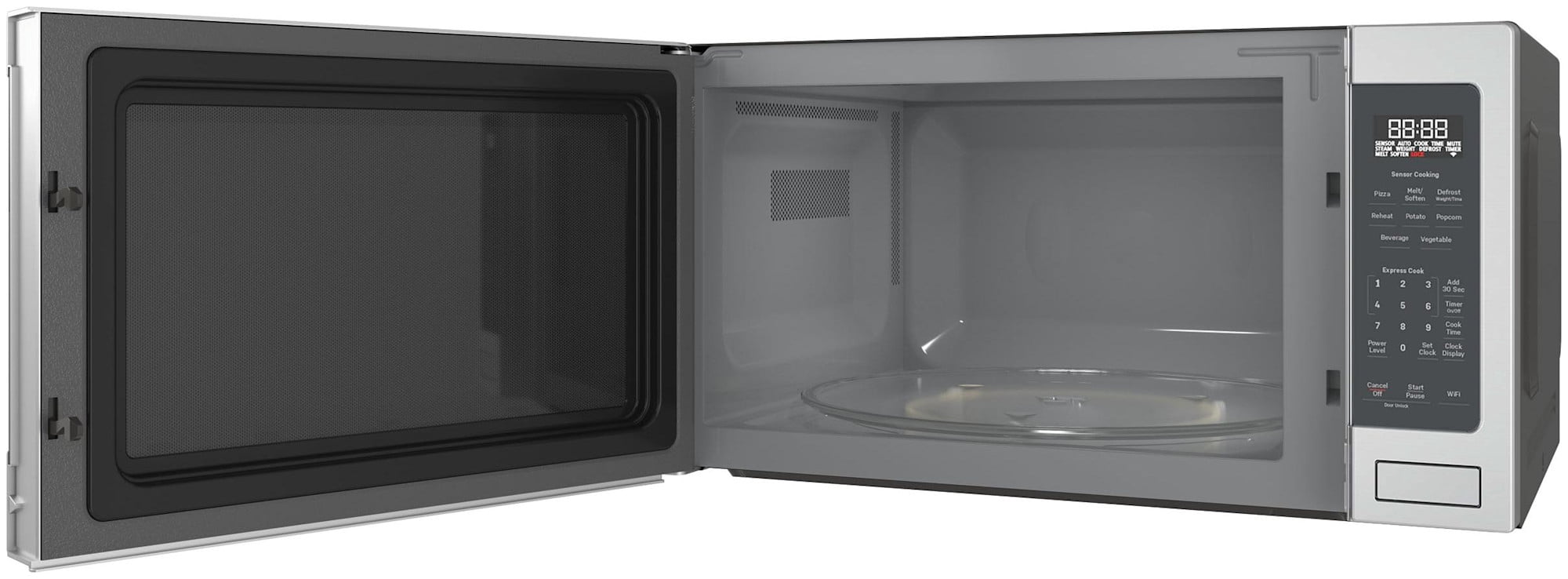 Ge Profile PCST22U1WSS 25" Wide 2.2 Cu. Ft. 1100 Watt Countertop Microwave - Stainless
