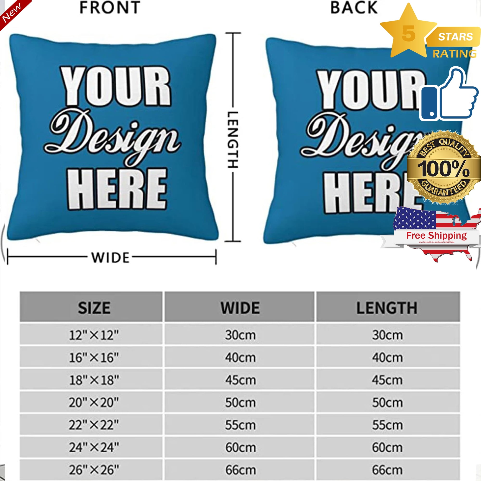 Walmart pillow hotsell cases custom