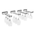 thumbnail image 3 of 5 Pcs Stemware Wine Glass Storage Rack,wall Mountable Kitchen Storage Rack ,black,11 Inch / 30cm, 3 of 4