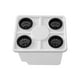 thumbnail image 5 of Cubo de cultivo hidropónico, maceta para cultivo en aguas profundas, accesorio para invernadero, jardinera de crecimiento, cubo para plantas de blanco con tapa de 4 agujeros, 5 of 8