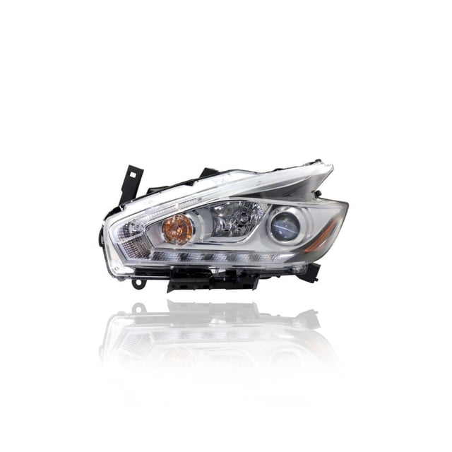 Headlight Assembly - Compatible/Replacement for '15-16 Nissan Murano S/SV/SL-Only - Halogen - Left Hand - Driver - 260105AA9A