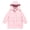 Pink, variant on Lanbubble Girls Winter Coat Hooded Puffer Jacket Mid-Lenght Outerwear with Large Pockets 7-14Y