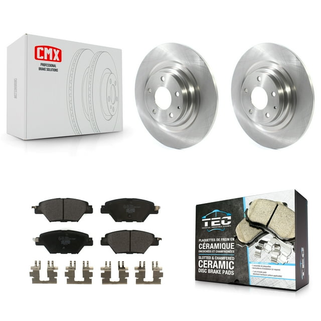 Transit Auto Rear Disc Brake Rotors and Ceramic Pads Kit for Car 2016-2023 Mazda CX-9 K8T-103164