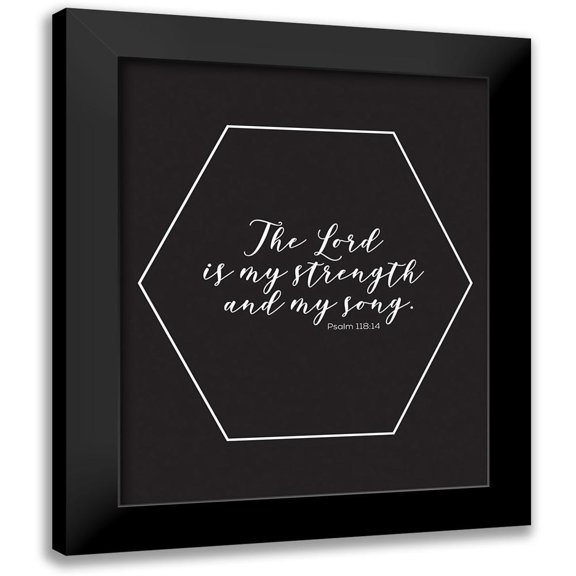 Hogan, Melody 12x14 Black Modern Framed Museum Art Print Titled - Gold Foil Song