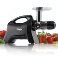 thumbnail image 3 of Omega Exprimidor Horizontal Masticable Cold Press con Sistema de Nutrición, Auge de 3 Etapas de Baja Velocidad de 200 W, en Negro Mate (NC1000MB13), 3 of 5